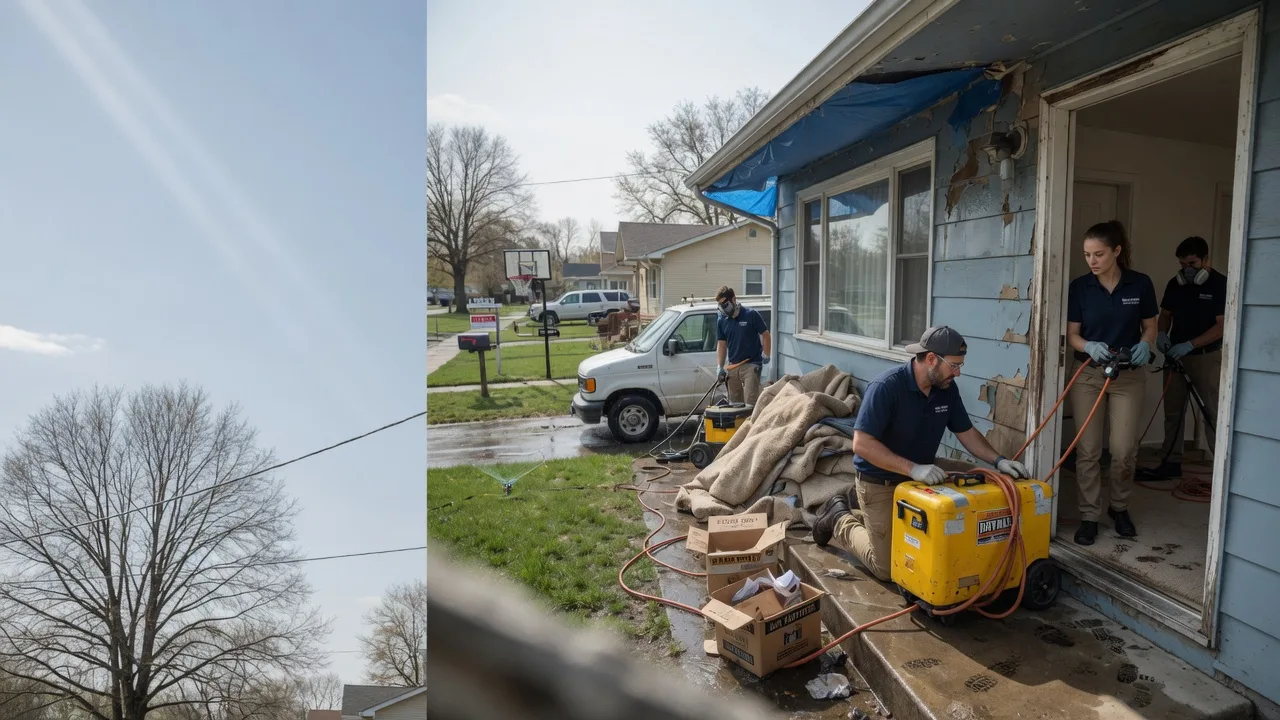Basement Flood Cleanup in Warsaw, IL near me